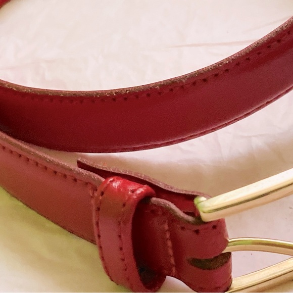 NEW American Apparel Classic Vintage Red Belt - Picture 3 of 4